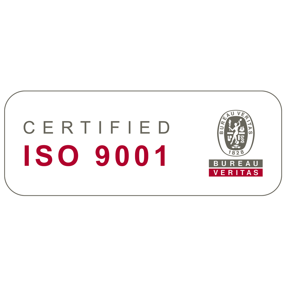 獲得ISO 9001管理品質認證